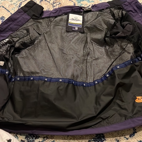 Burton Storm Lite Jacket Snowboard Ski Jacket Purple Size Small - Picture 8 of 10
